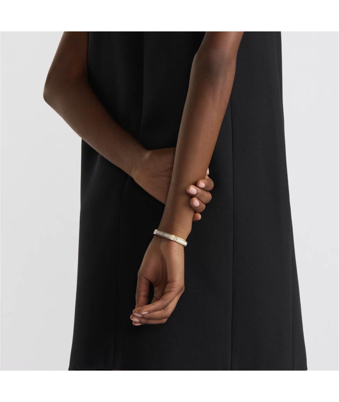 CHRISTIAN DIOR Белый металлический браслет, фото 3