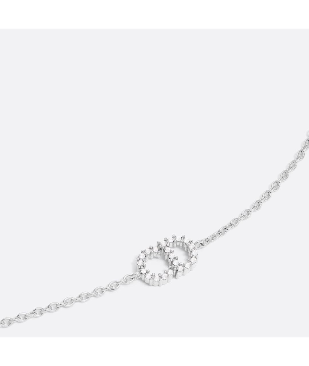 CHRISTIAN DIOR Серебрянный металлический браслет, фото 3