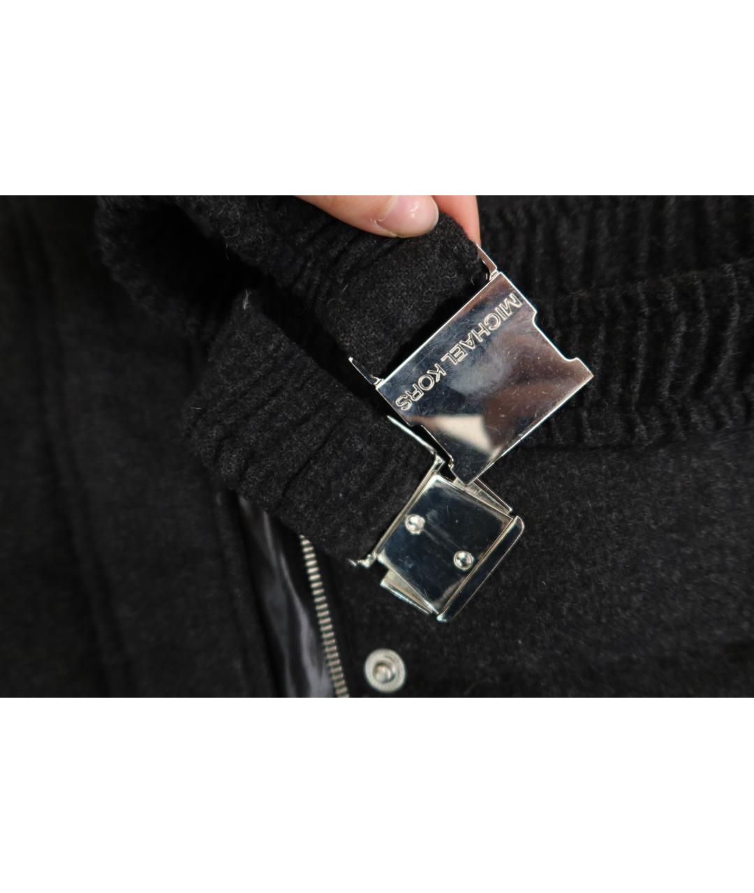 MICHAEL MICHAEL KORS Серый шерстяной пуховик, фото 7