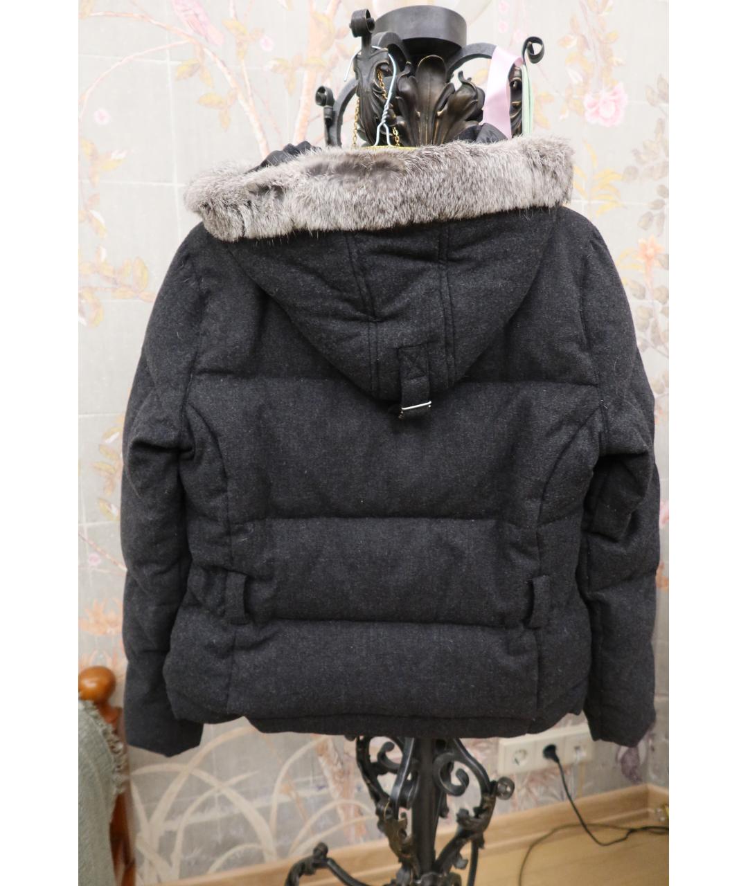 MICHAEL MICHAEL KORS Серый шерстяной пуховик, фото 3