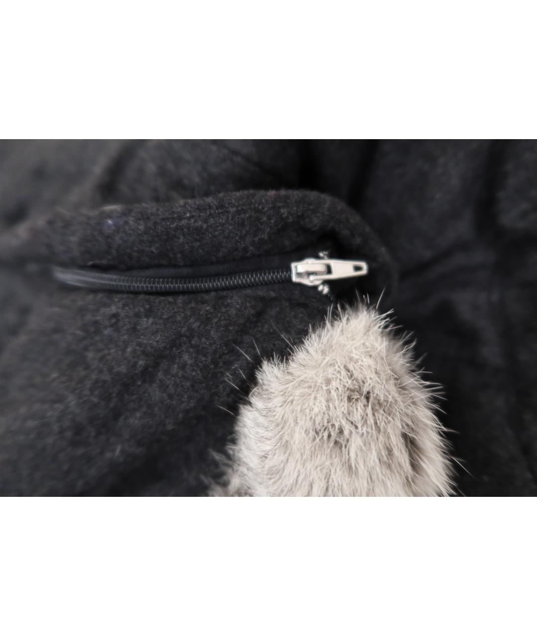 MICHAEL MICHAEL KORS Серый шерстяной пуховик, фото 5