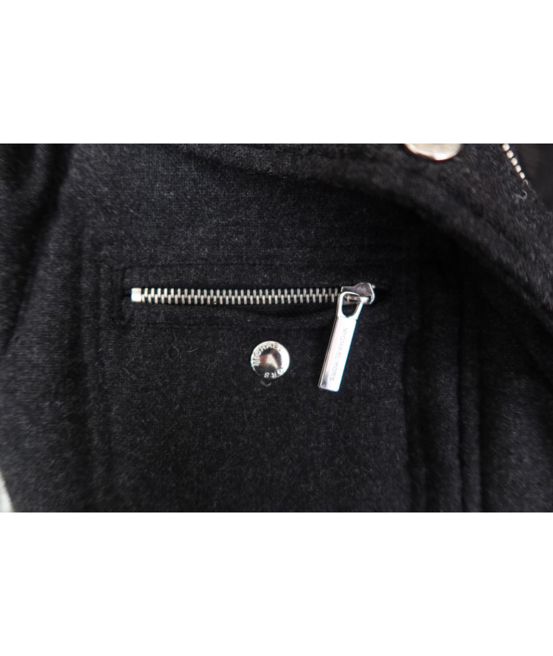 MICHAEL MICHAEL KORS Серый шерстяной пуховик, фото 6