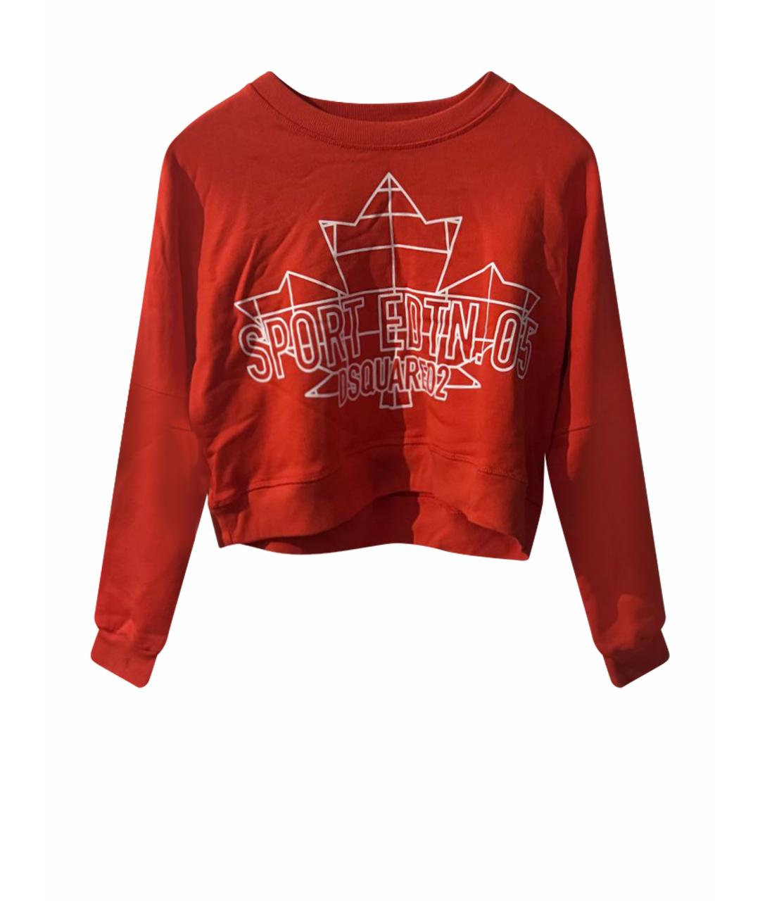 DSQUARED2 Оранжевая хлопковая рубашка/блузка, фото 1