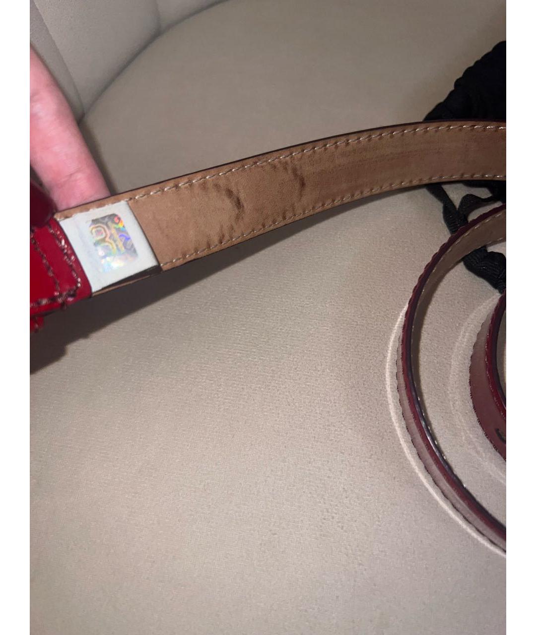 DOLCE&GABBANA Красный ремень, фото 6