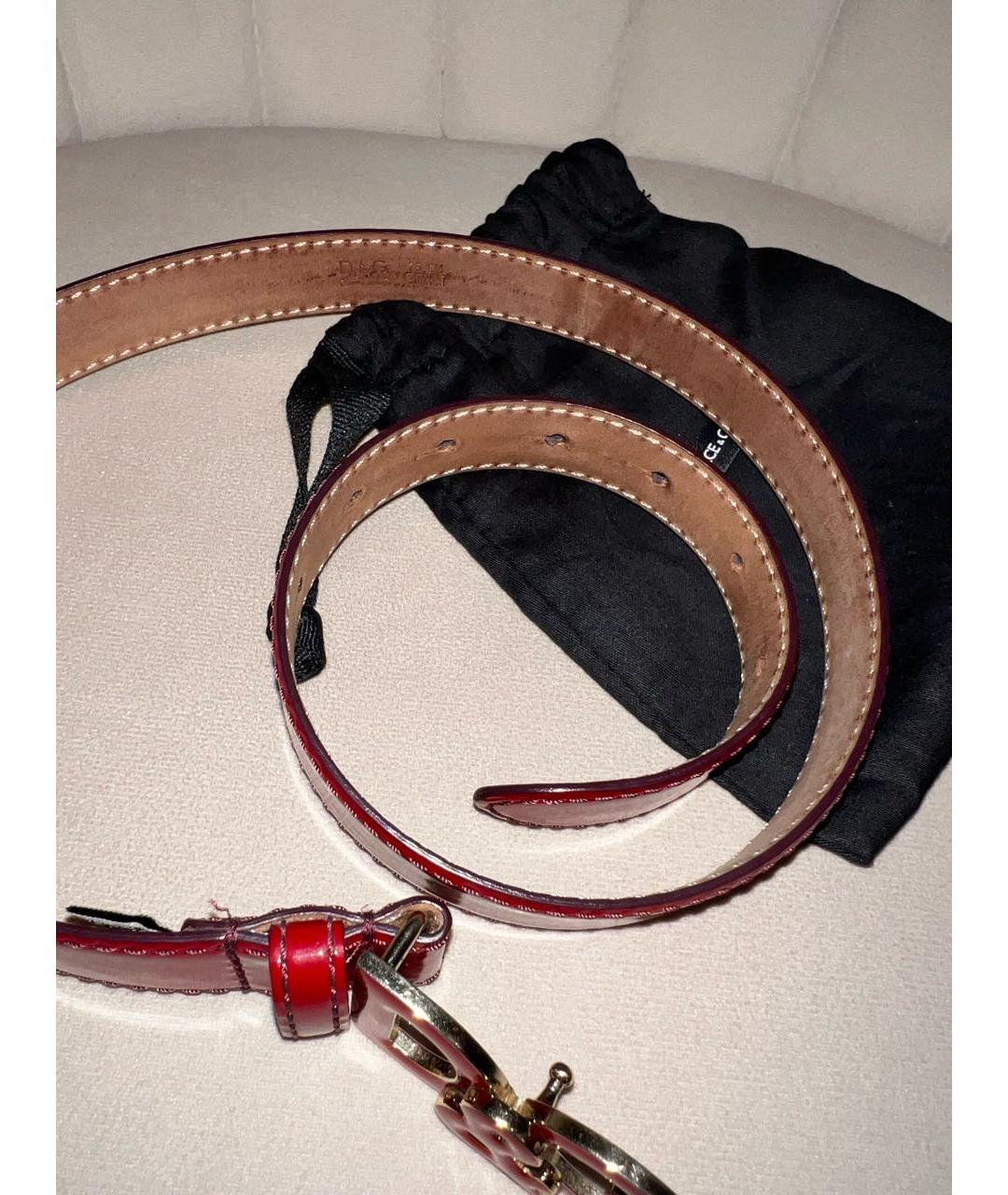 DOLCE&GABBANA Красный ремень, фото 7