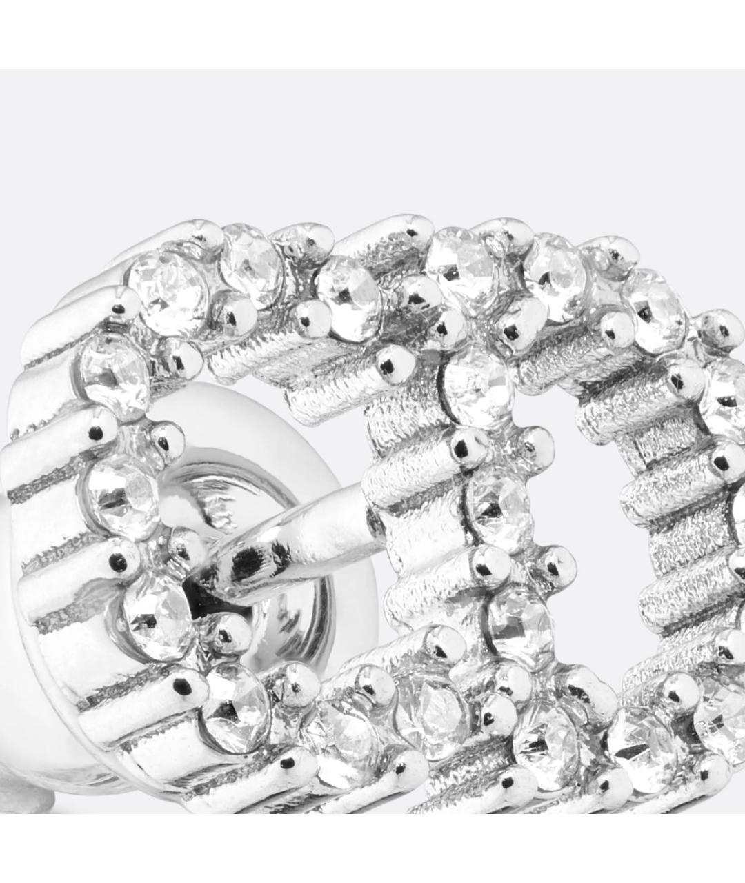 CHRISTIAN DIOR Серебряные металлические серьги, фото 5