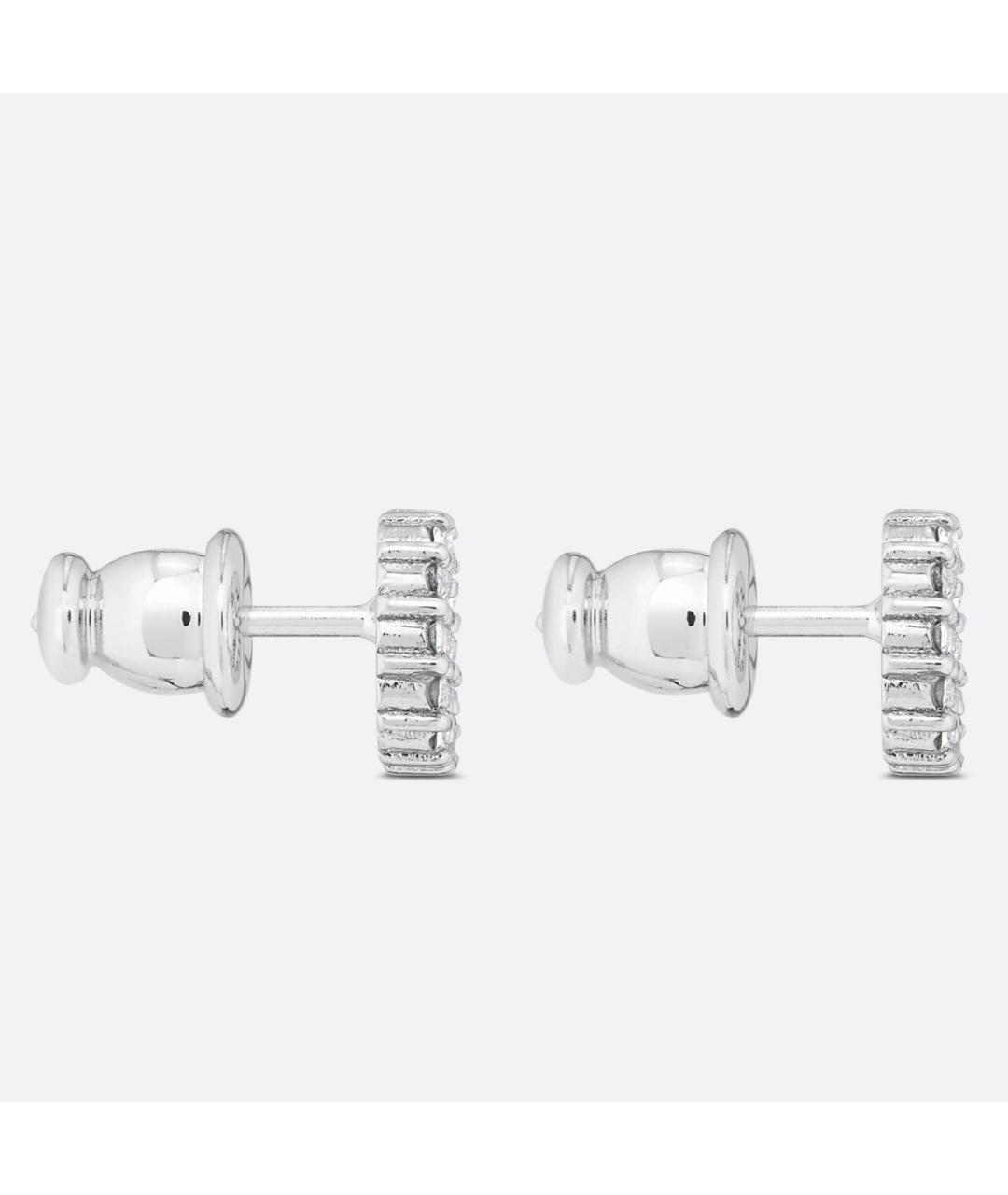 CHRISTIAN DIOR Серебряные металлические серьги, фото 4