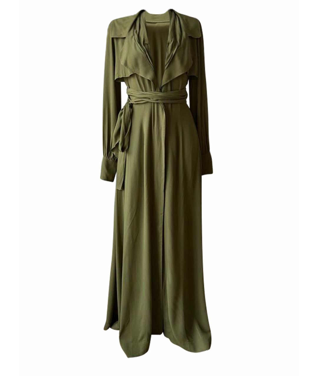 JACQUEMUS Зеленые вискозное повседневное платье, фото 1