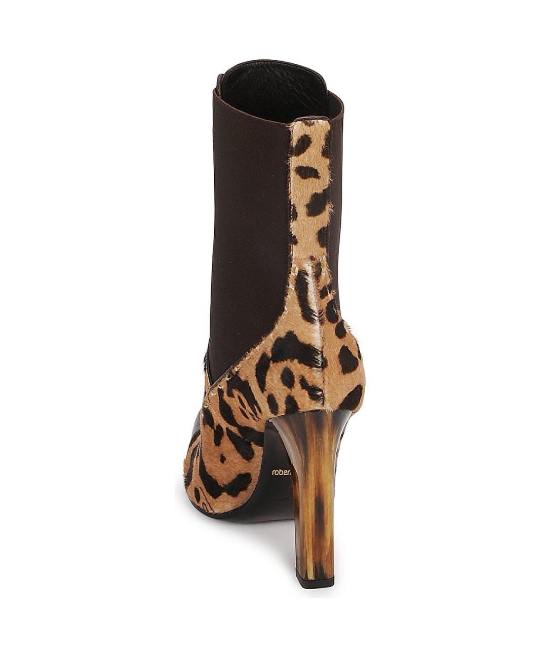 ROBERTO CAVALLI Мульти кожаные ботильоны, фото 7