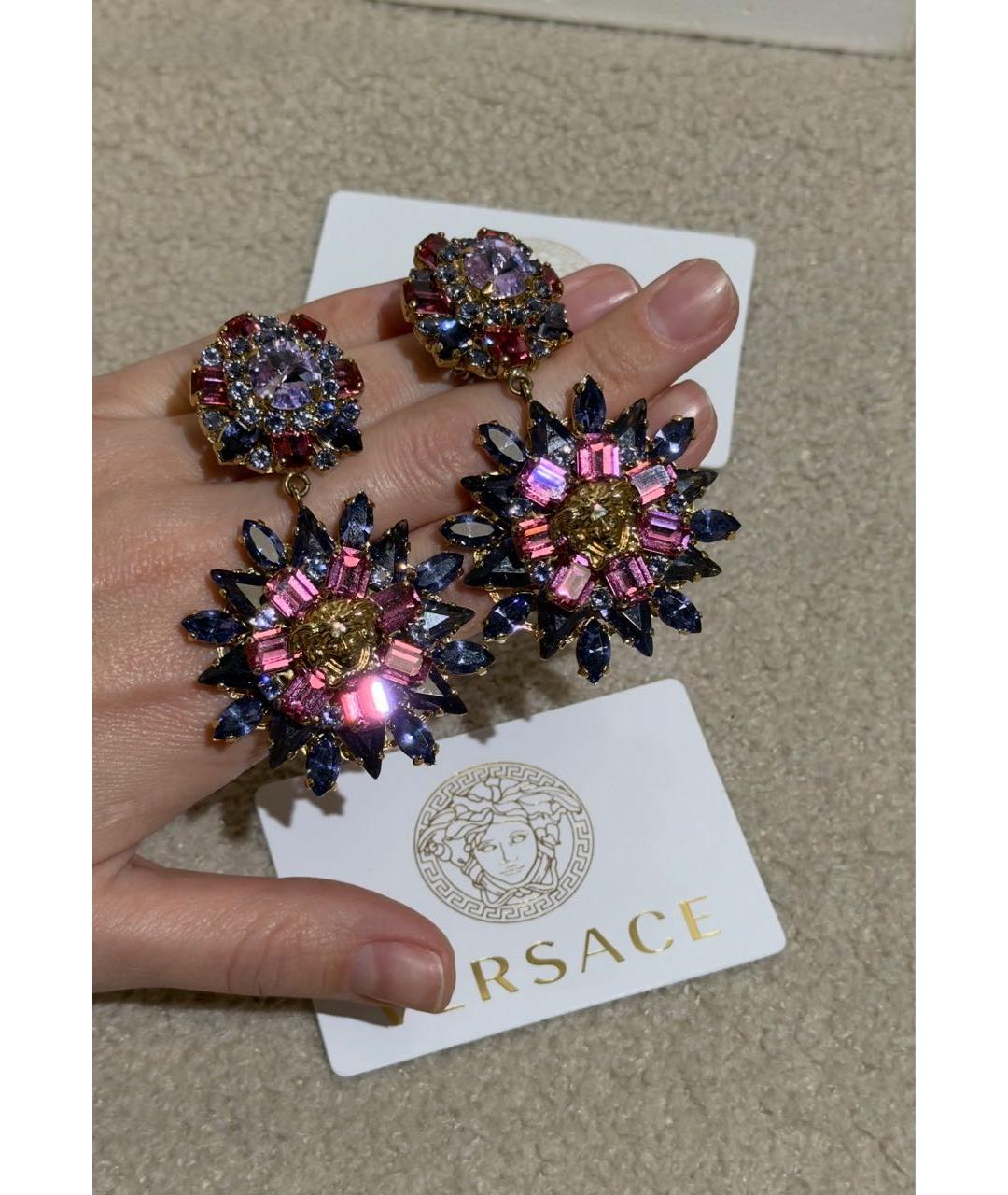 VERSACE Мульти металлические серьги, фото 5