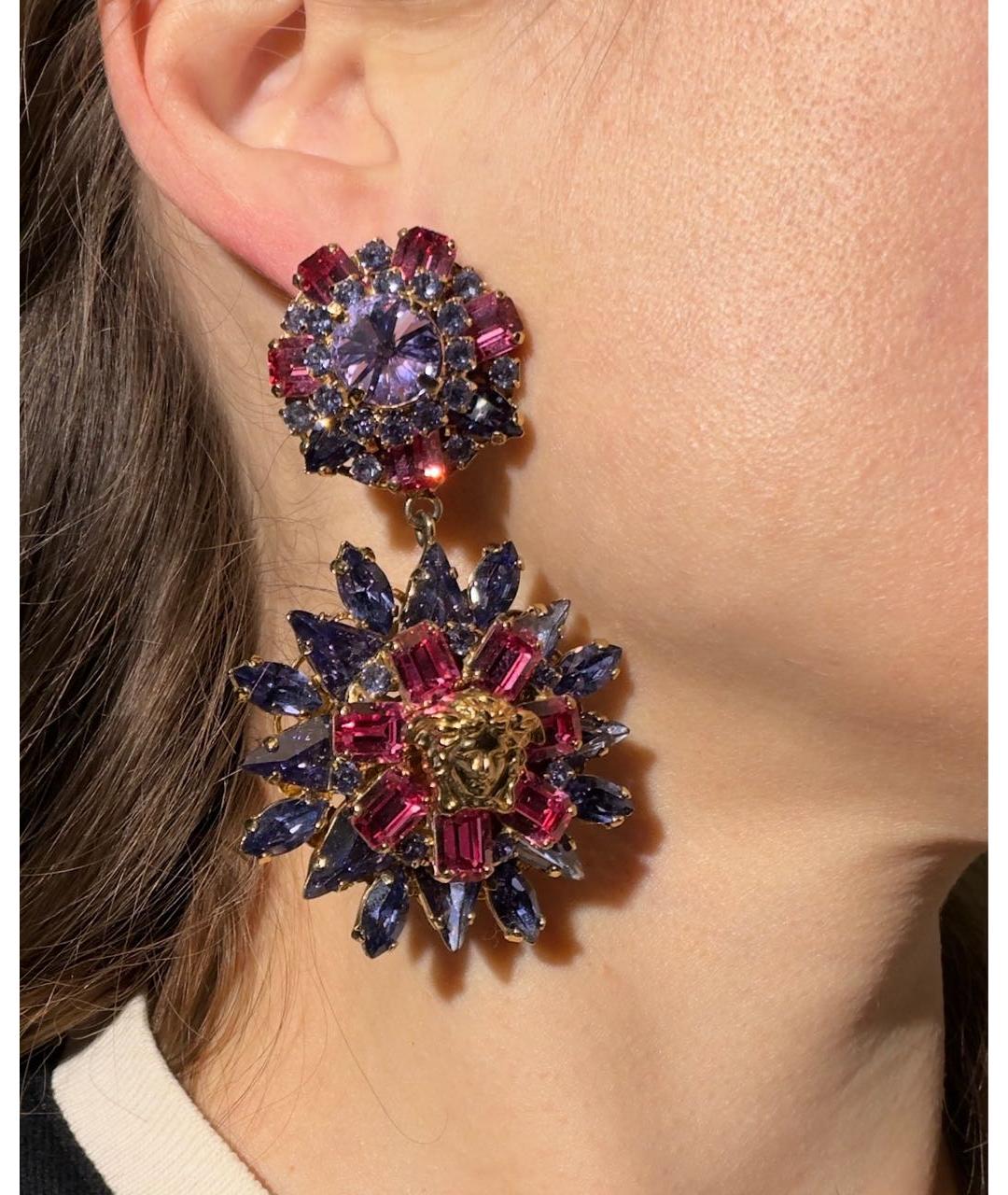 VERSACE Мульти металлические серьги, фото 4