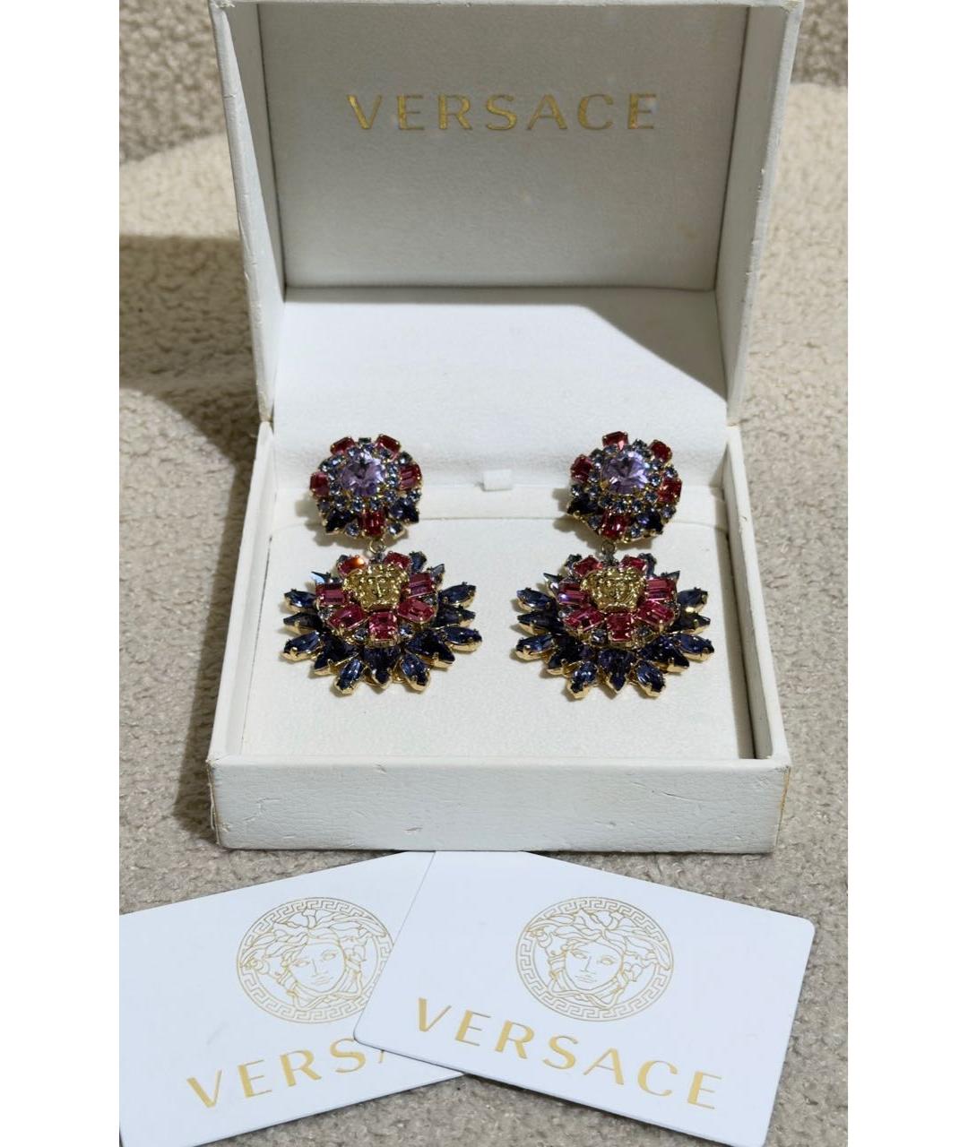 VERSACE Мульти металлические серьги, фото 7