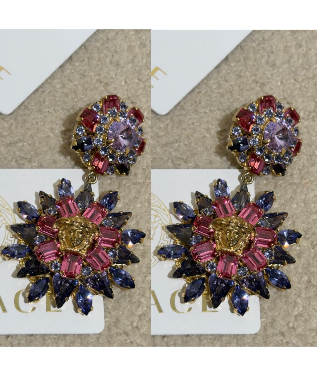 VERSACE Мульти металлические серьги, фото 9