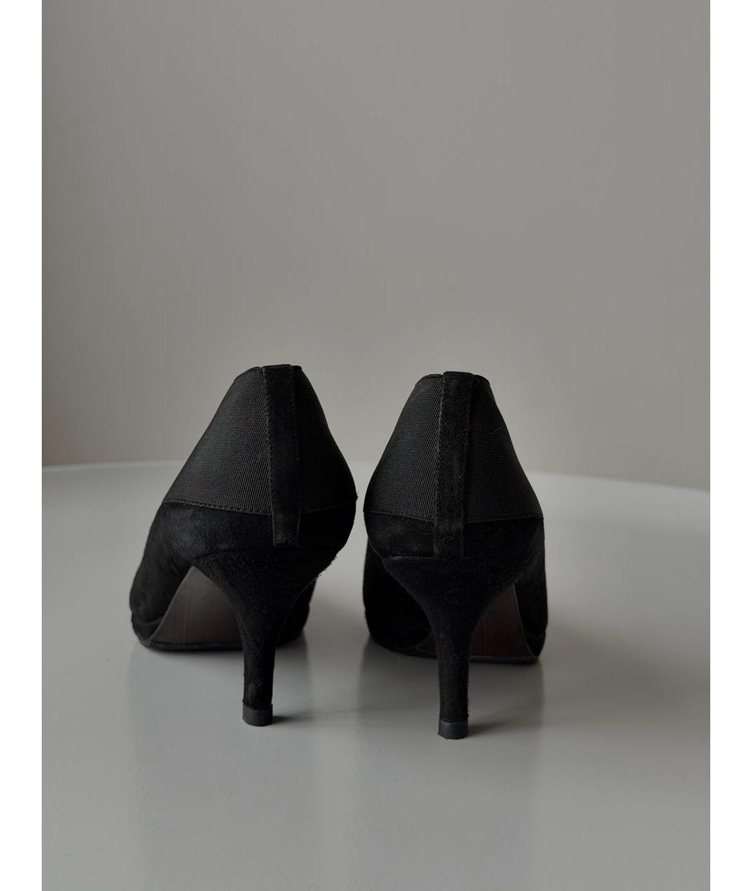 STUART WEITZMAN Черные замшевые ботильоны, фото 6