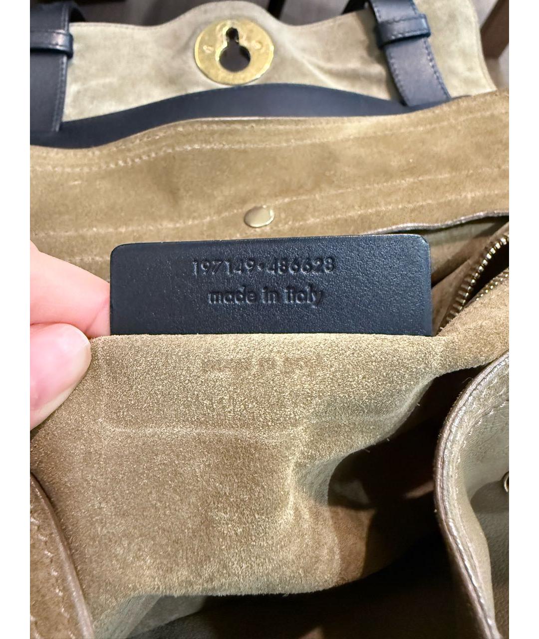 YVES SAINT LAURENT BEAUTY Бежевая сумка с короткими ручками из экзотической кожи, фото 5