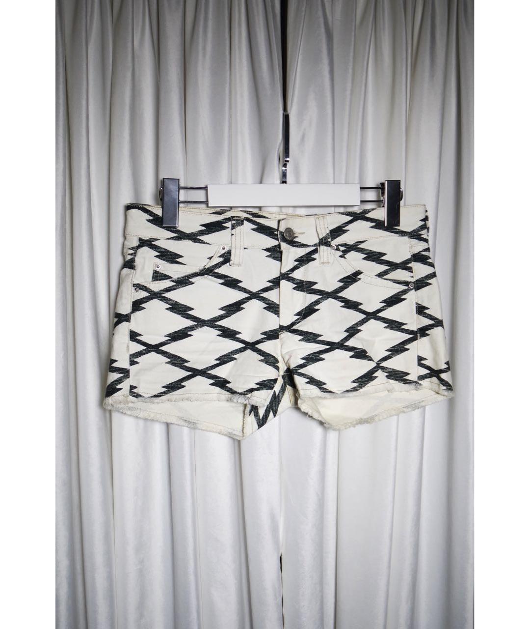 ISABEL MARANT ETOILE Белые хлопковые шорты, фото 2