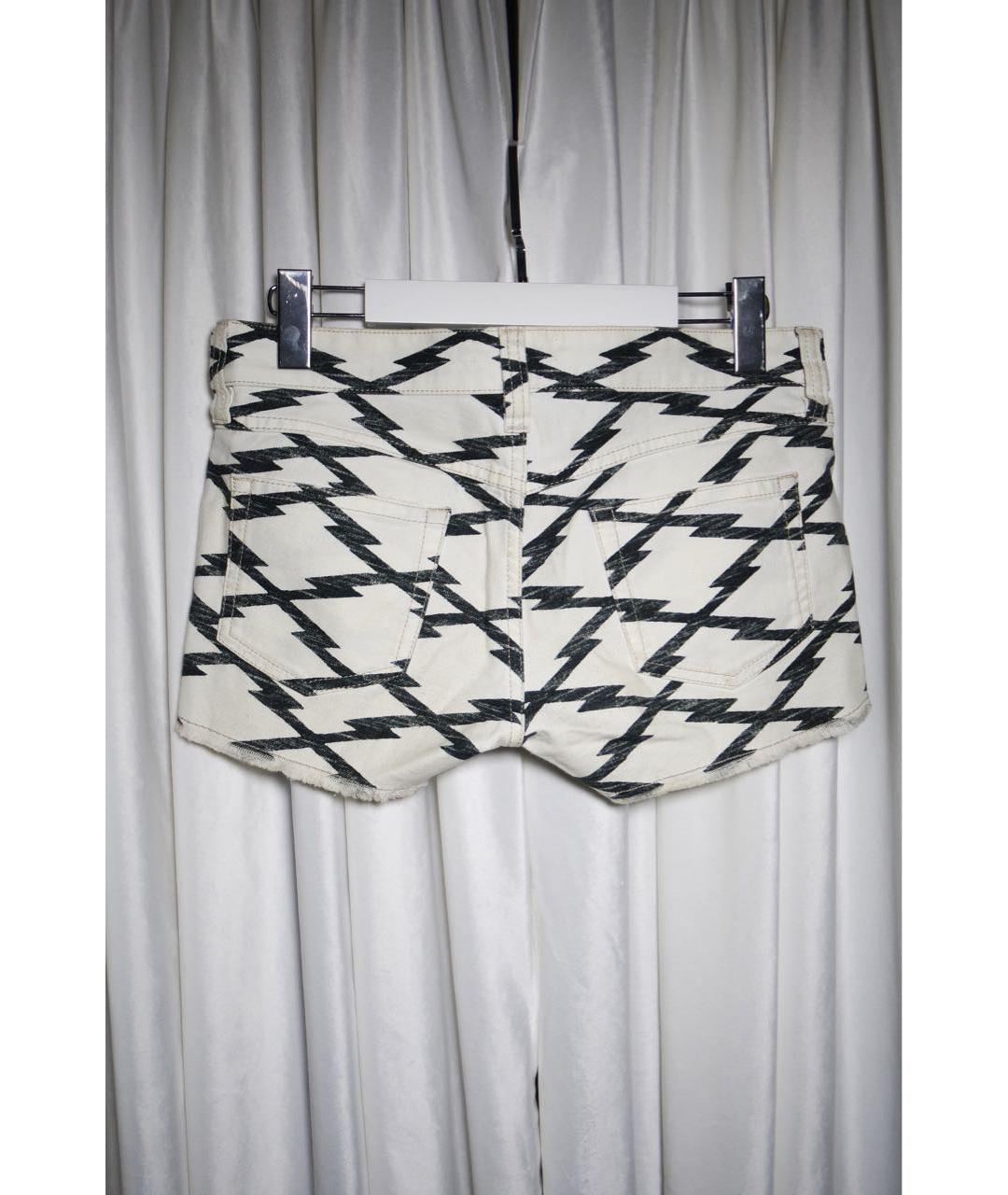 ISABEL MARANT ETOILE Белые хлопковые шорты, фото 3