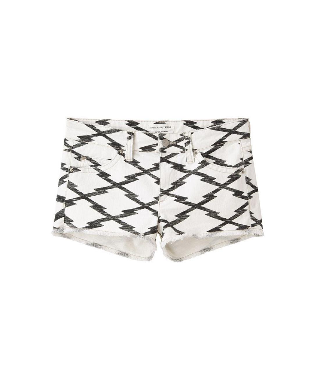 ISABEL MARANT ETOILE Белые хлопковые шорты, фото 8