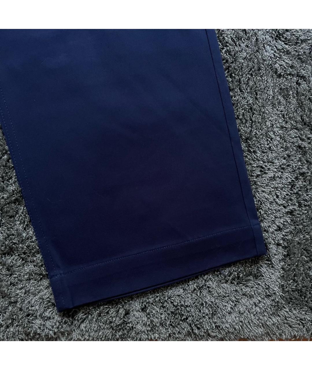 NIKE Темно-синие хлопковые брюки чинос, фото 5