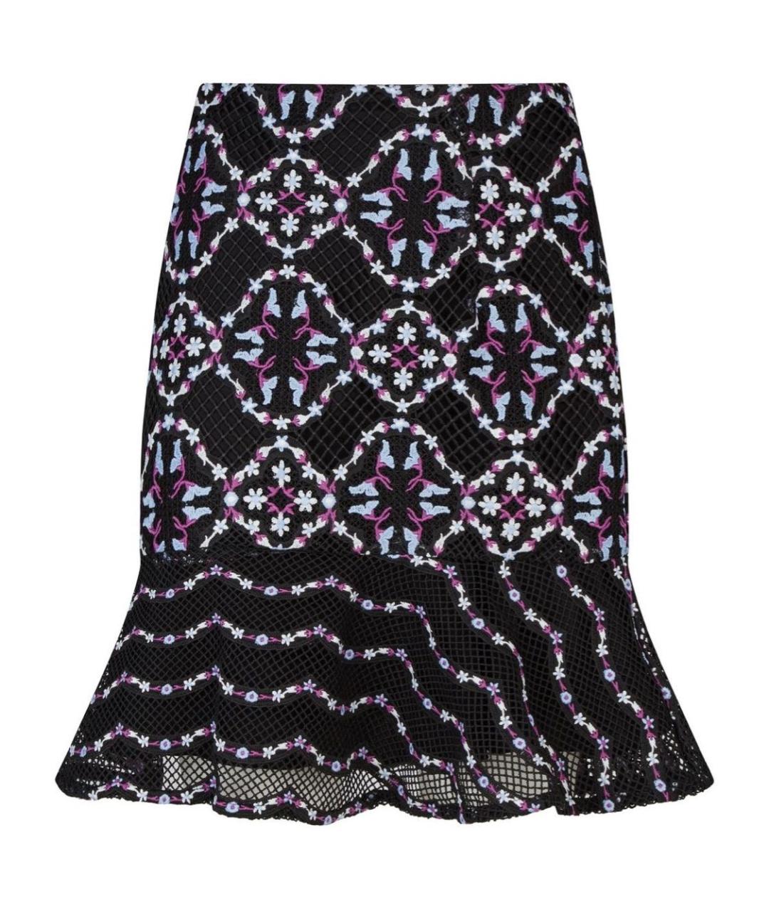 SANDRO Черная полиэстеровая юбка мини, фото 2