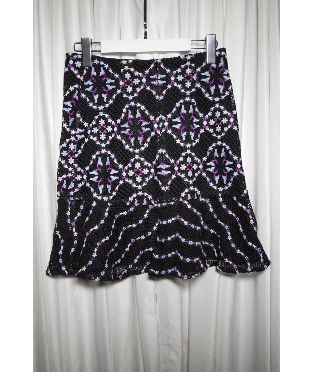 SANDRO Черная полиэстеровая юбка мини, фото 3