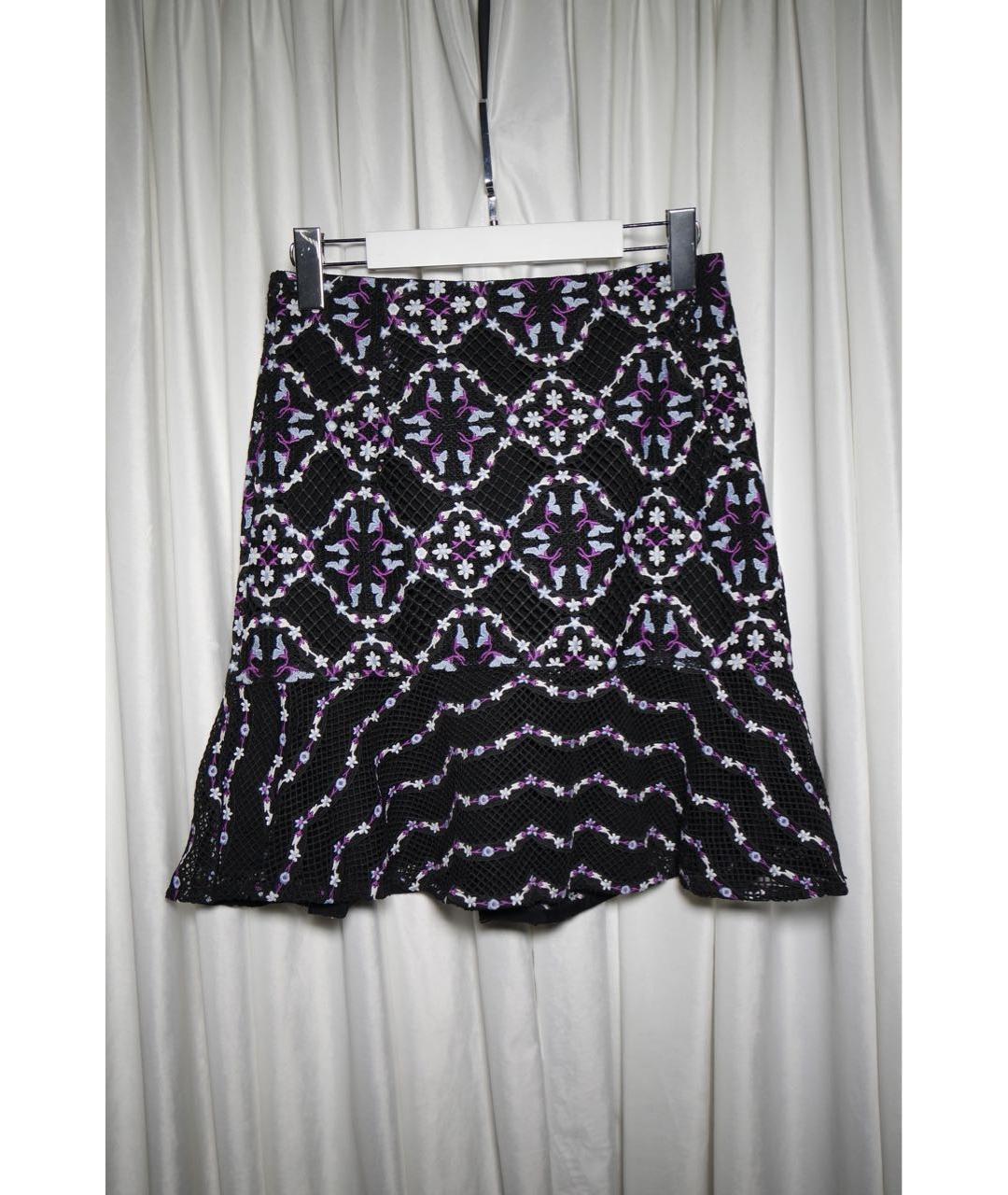 SANDRO Черная полиэстеровая юбка мини, фото 1