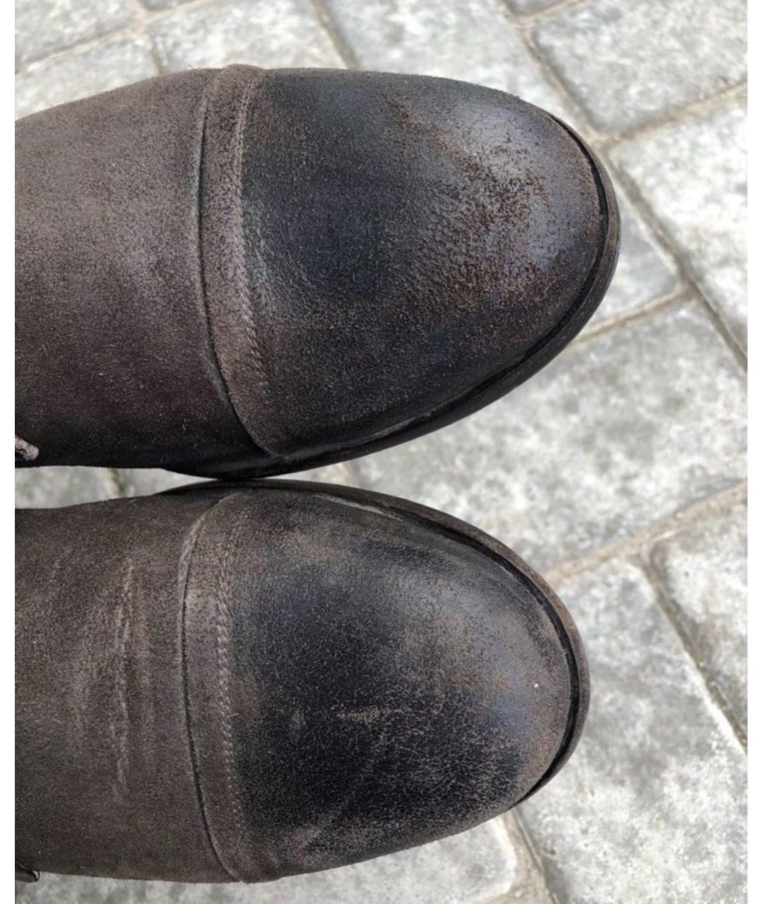 DOLCE&GABBANA Коричневые замшевые туфли, фото 5