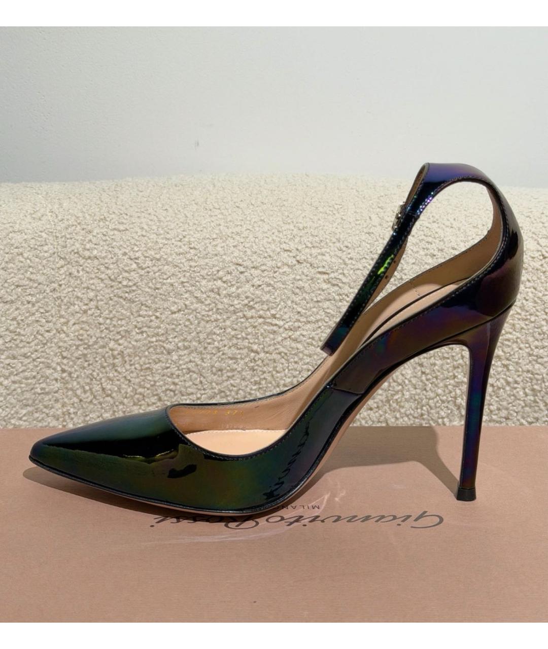 GIANVITO ROSSI Мульти туфли из лакированной кожи, фото 7