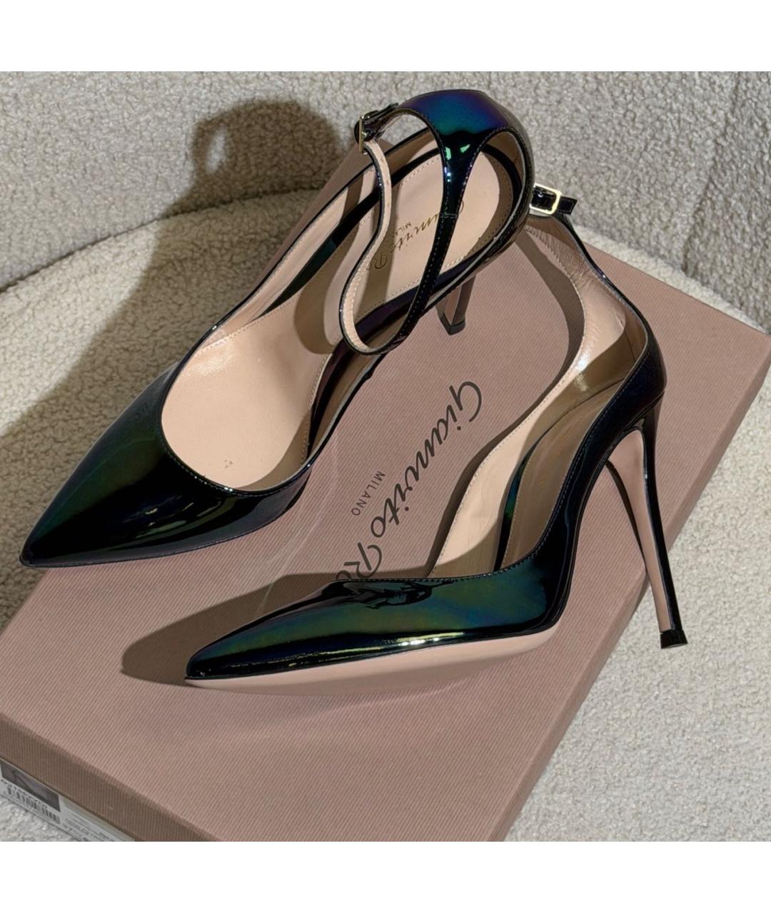 GIANVITO ROSSI Мульти туфли из лакированной кожи, фото 4