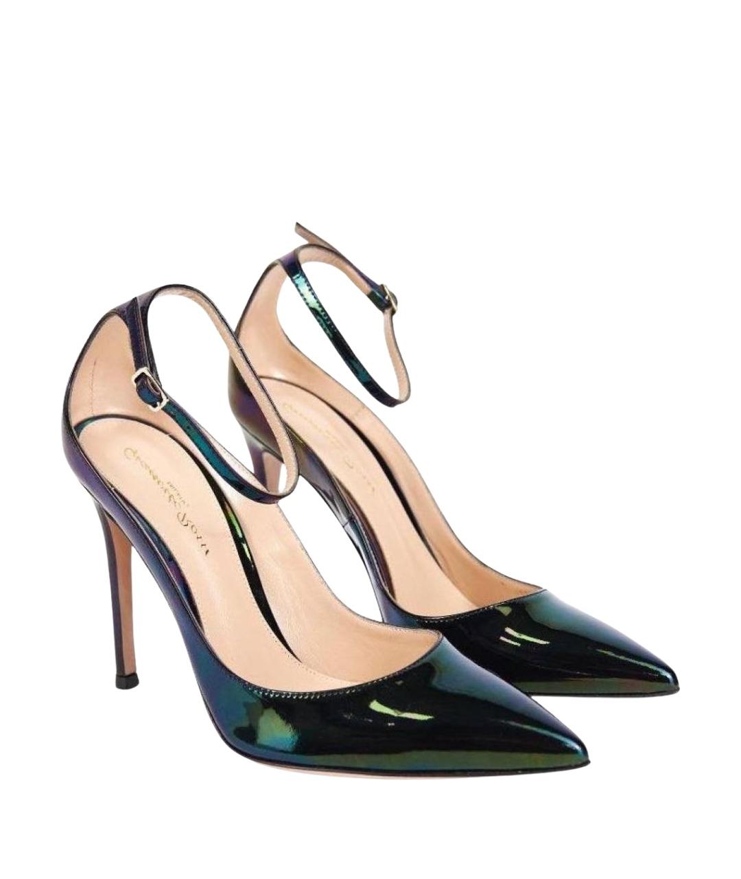 GIANVITO ROSSI Мульти туфли из лакированной кожи, фото 1