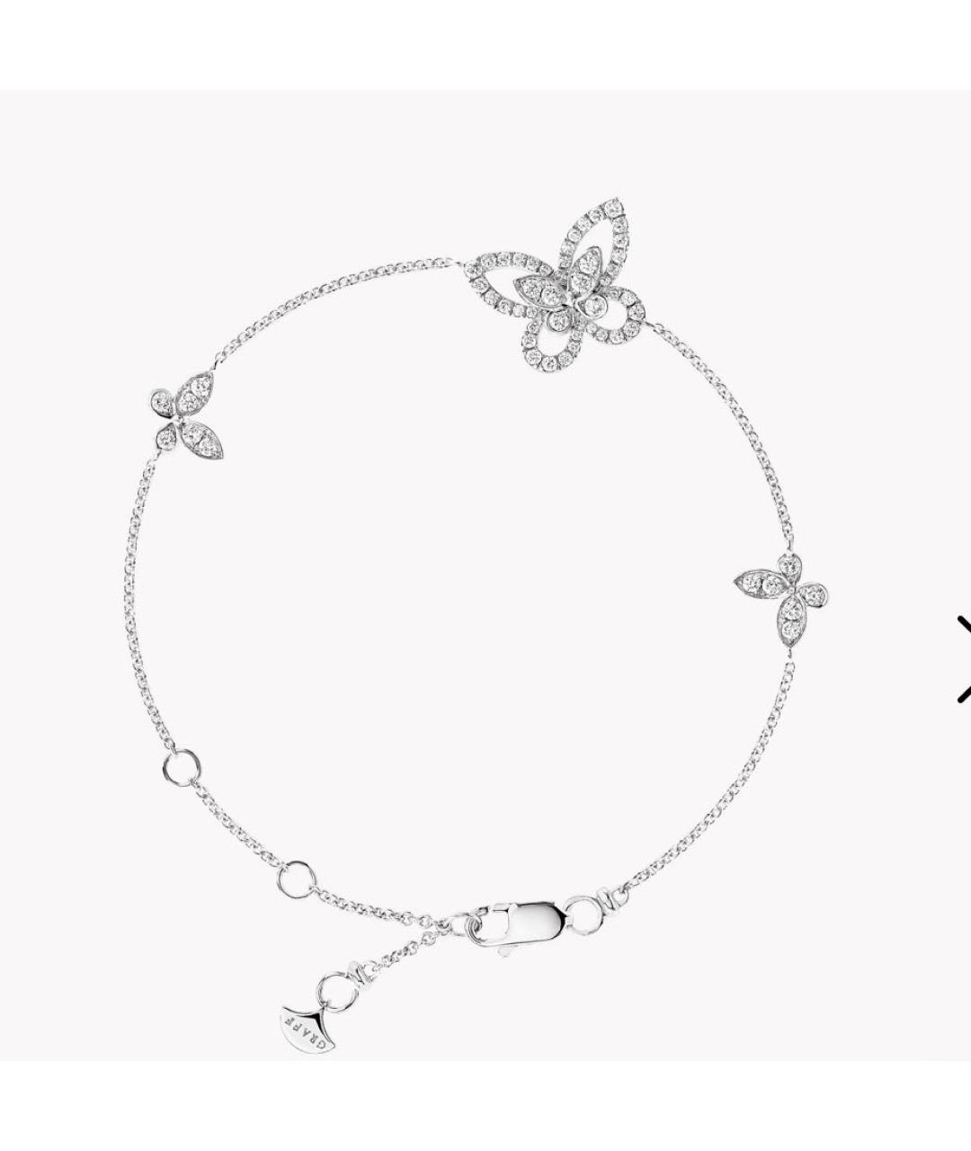 GRAFF Серебрянный браслет из белого золота, фото 4