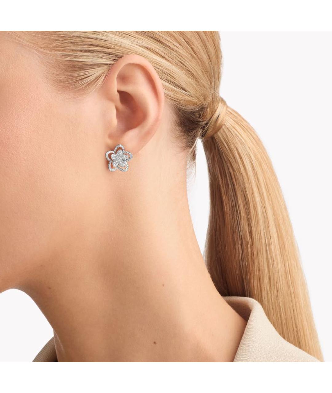 GRAFF Серебряные серьги из белого золота, фото 3