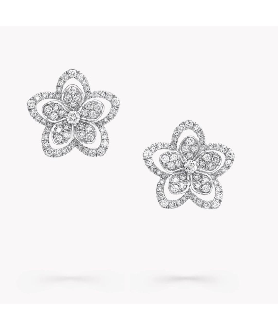 GRAFF Серебряные серьги из белого золота, фото 4