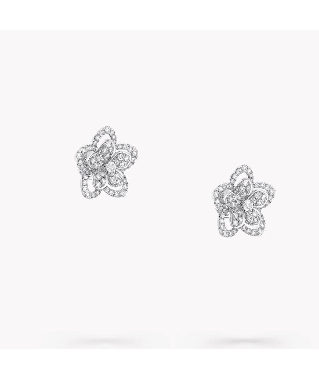 GRAFF Серебряные серьги из белого золота, фото 2