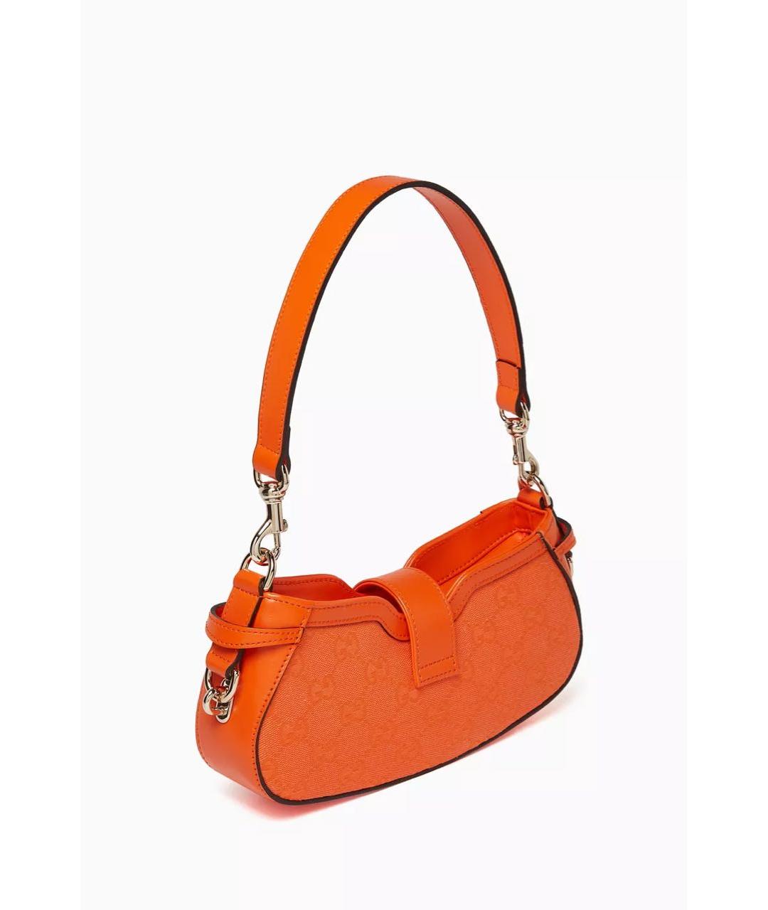 GUCCI Оранжевая сумка с короткими ручками, фото 2