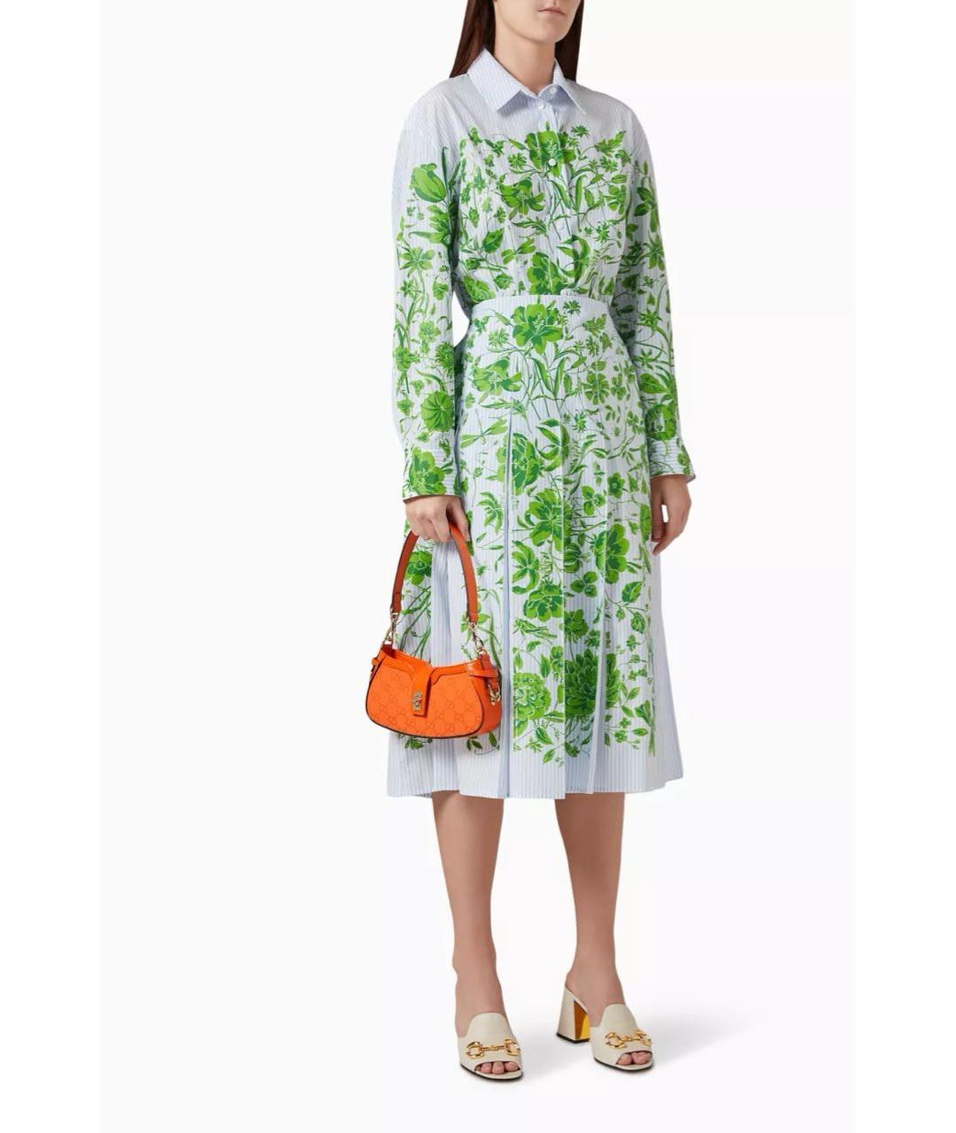 GUCCI Оранжевая сумка с короткими ручками, фото 3