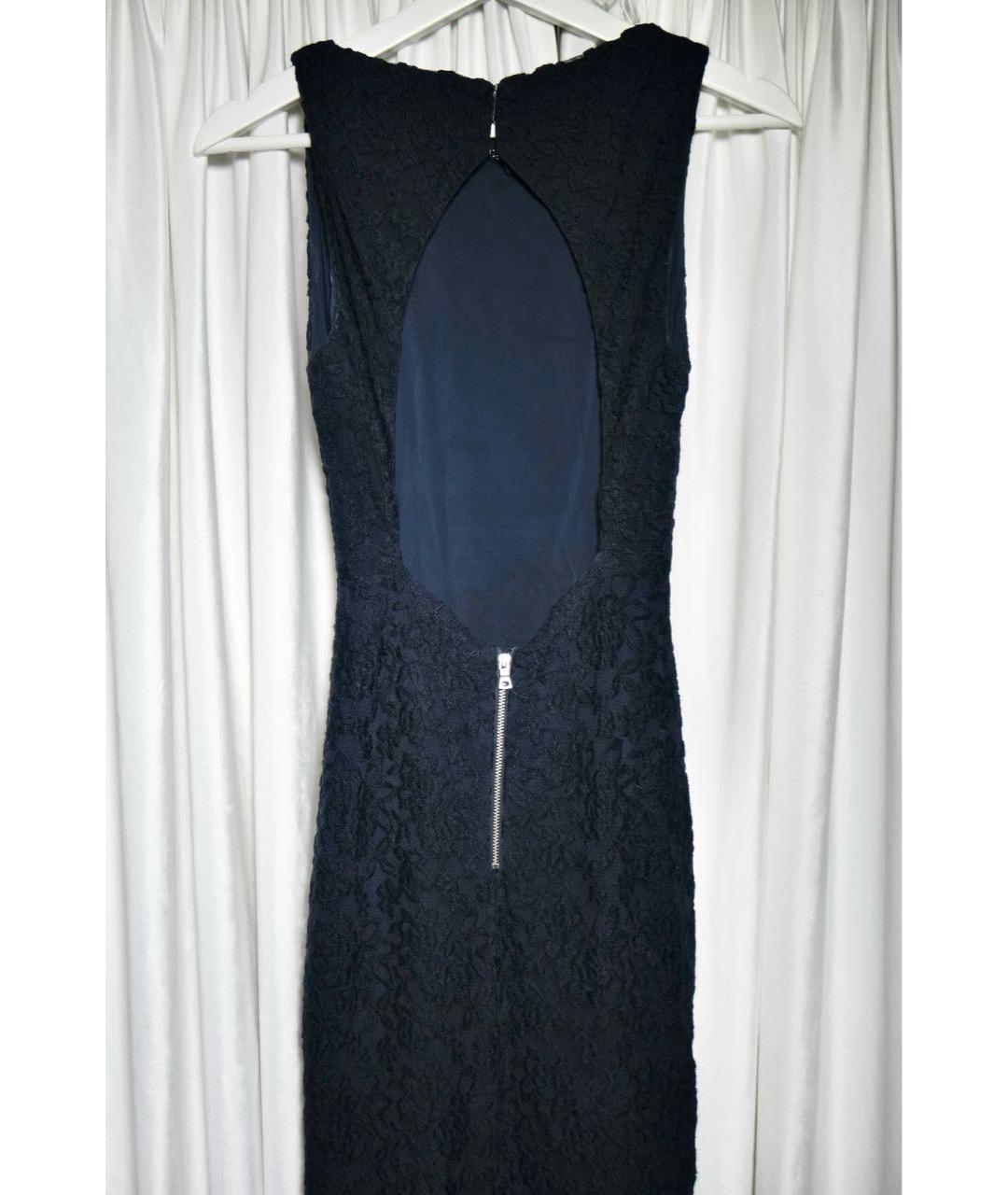 ALICE+OLIVIA Темно-синее вечернее платье, фото 7