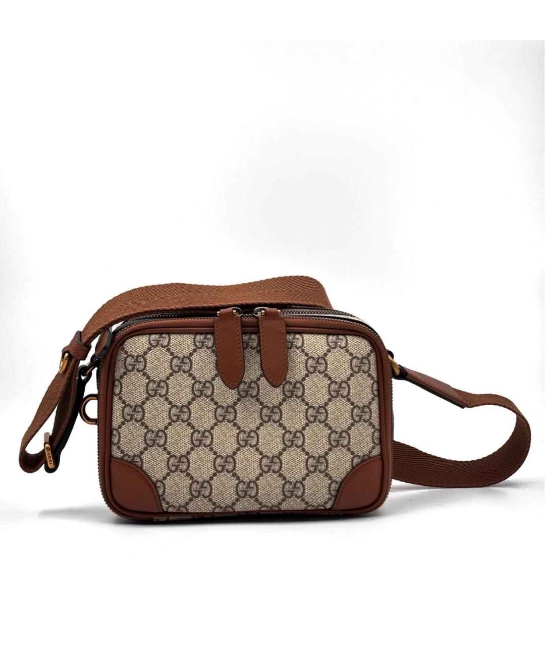 GUCCI Коричневая сумка через плечо, фото 1