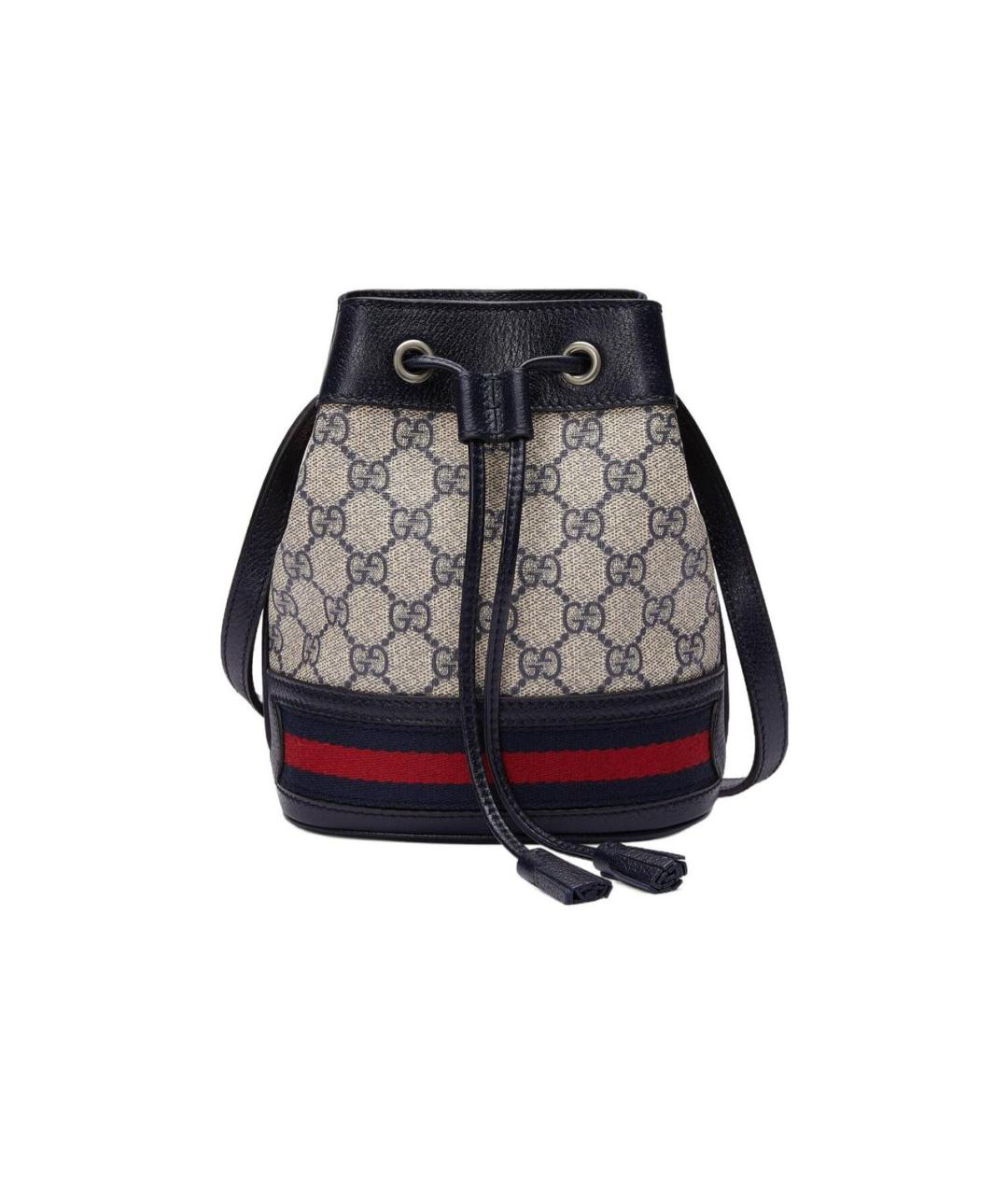 GUCCI Темно-синяя сумка через плечо, фото 5