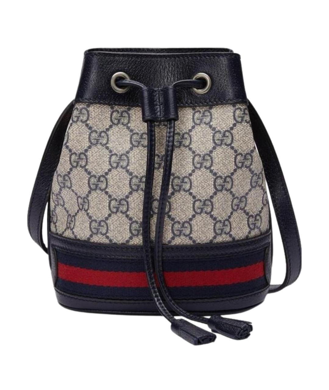 GUCCI Темно-синяя сумка через плечо, фото 1