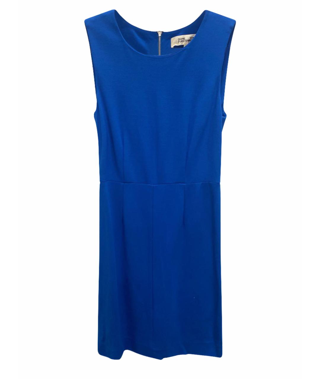 DIANE VON FURSTENBERG Синее повседневное платье, фото 1
