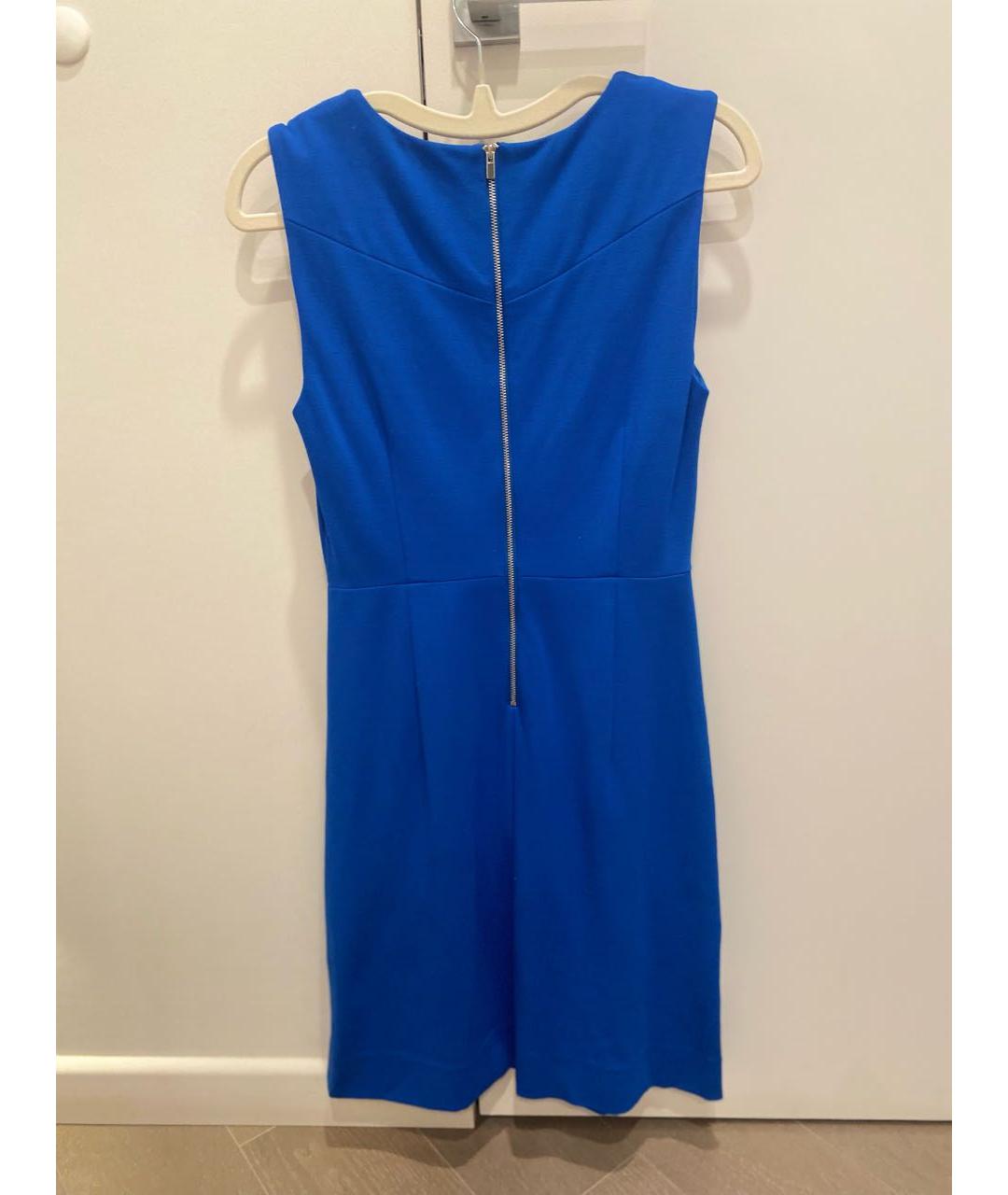 DIANE VON FURSTENBERG Синее повседневное платье, фото 2