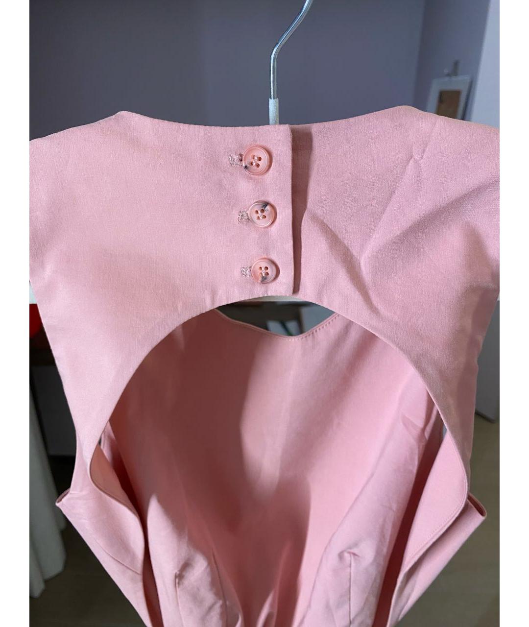 12 STOREEZ Коралловое хлопковое коктейльное платье, фото 5