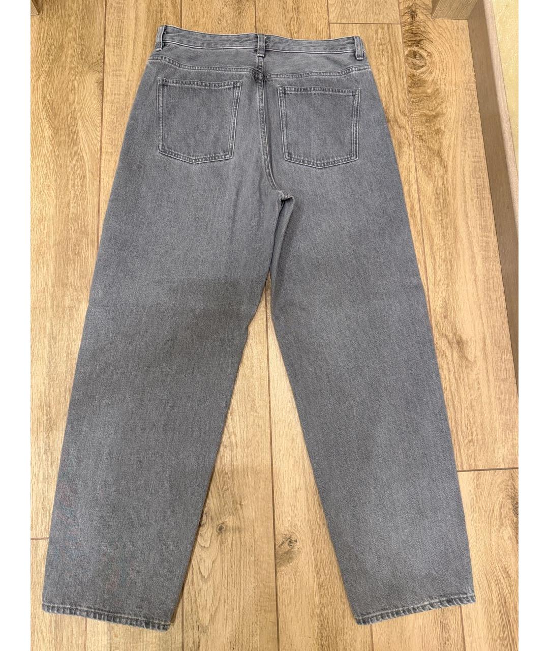 COS Серые хлопковые прямые джинсы, фото 2