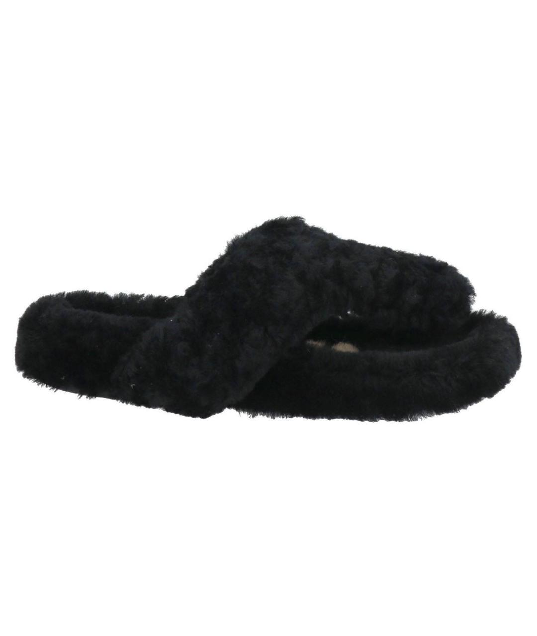 LOEWE Черные сандалии, фото 7