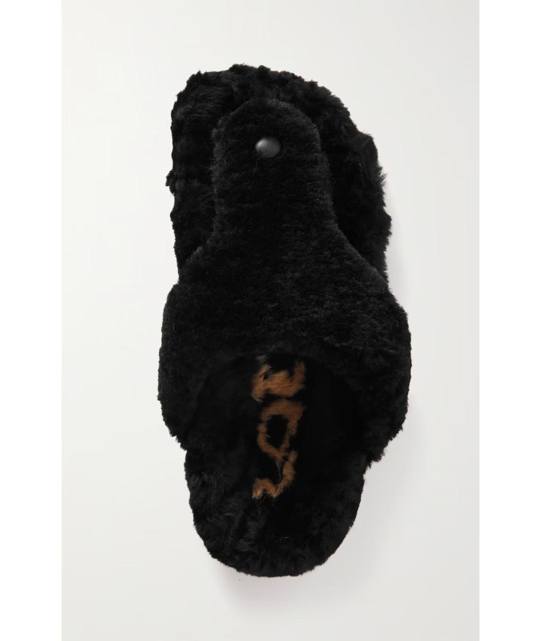 LOEWE Черные сандалии, фото 3