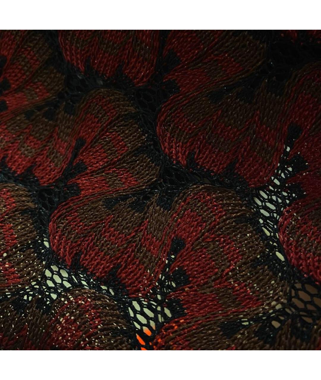 MAJE Бордовое полиэстеровое коктейльное платье, фото 3