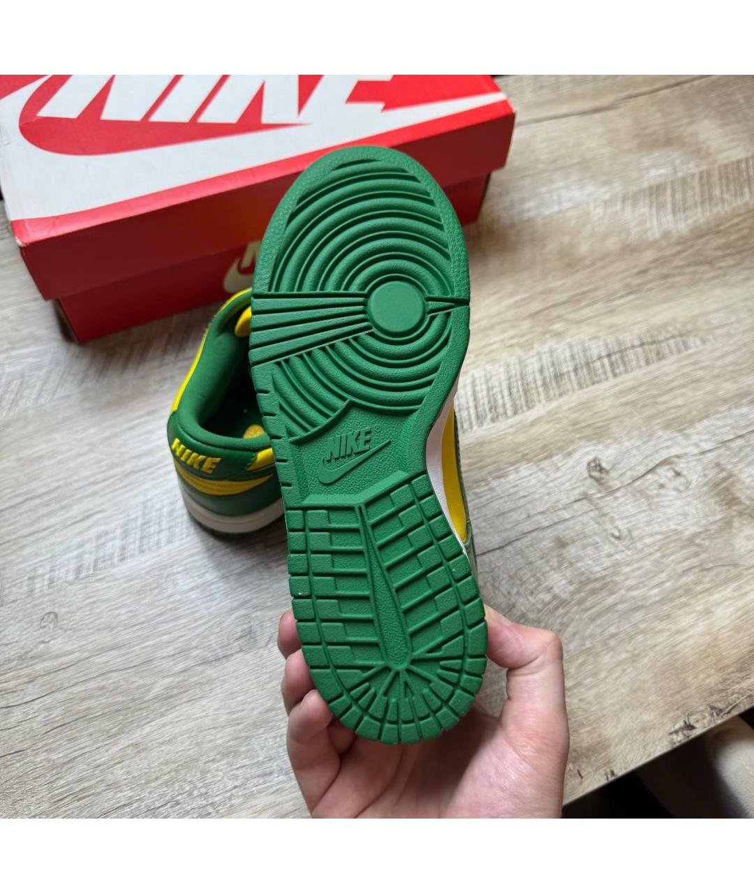 NIKE Мульти кожаные кроссовки, фото 5