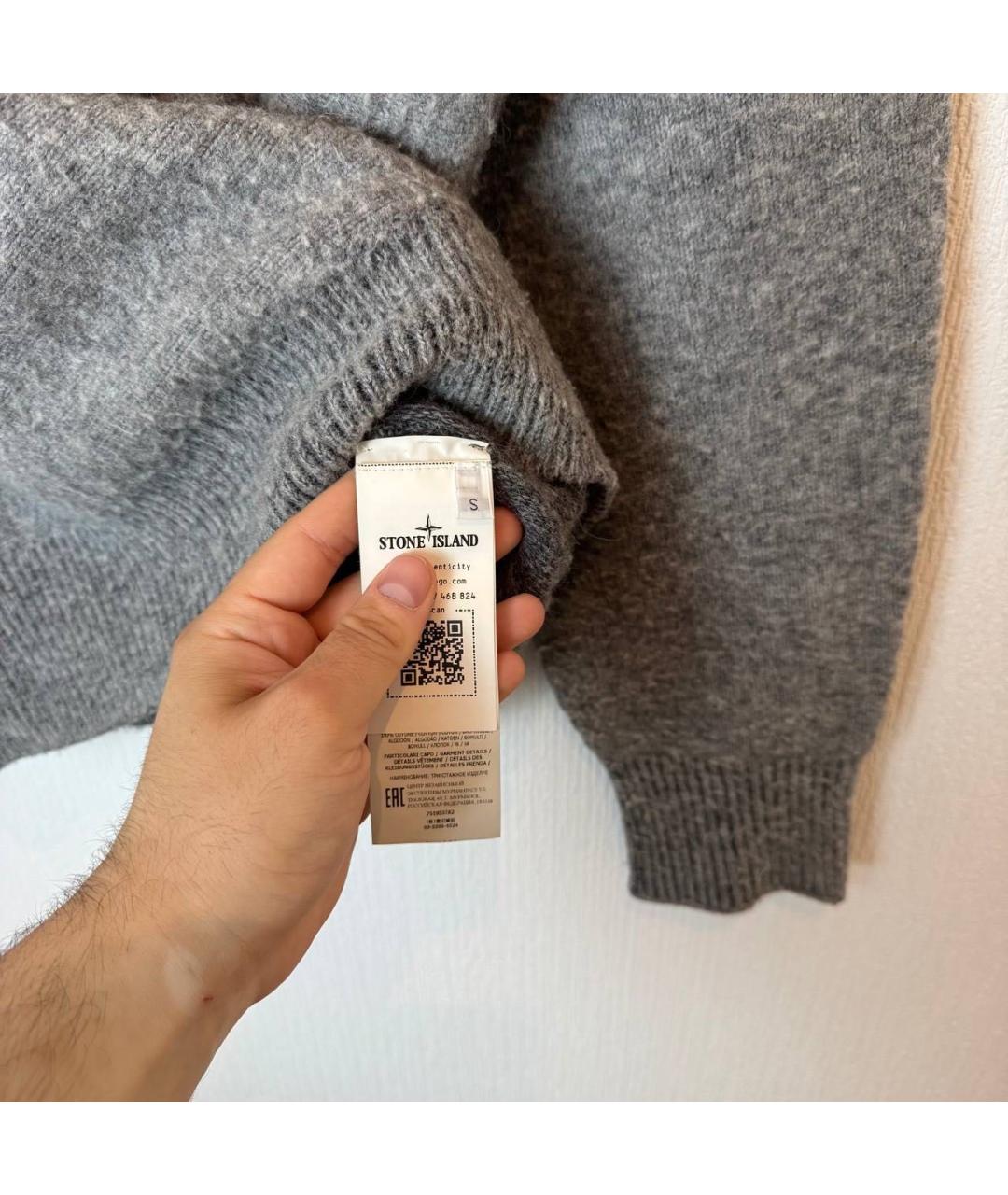 STONE ISLAND SHADOW PROJECT Антрацитовый джемпер / свитер, фото 6