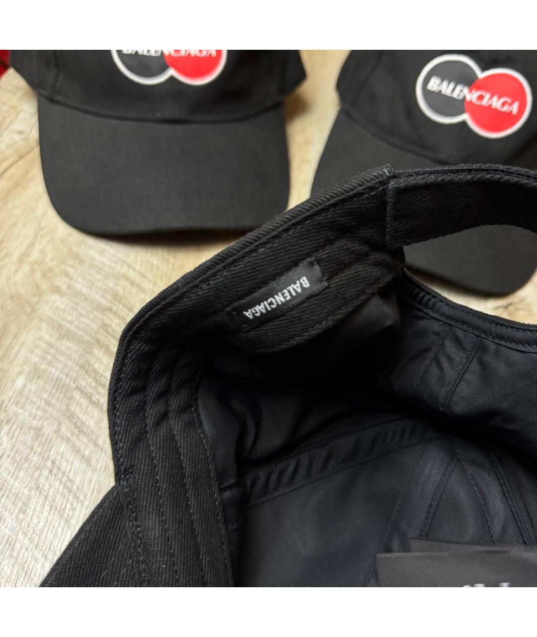 BALENCIAGA Черная хлопковая кепка/бейсболка, фото 5